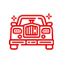 luxury car rental service icon