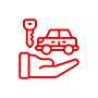 monthly car rental service icon